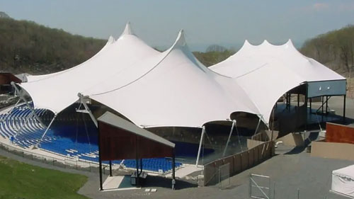 Tensile fabric structures