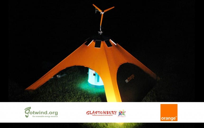 recharge tent orange image
