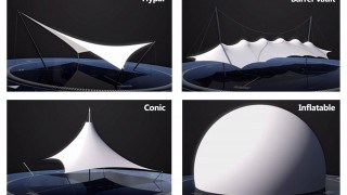 Common shapes of fabric structures