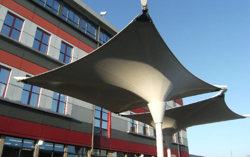 School inverted canopy