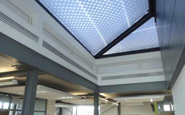 ETFE Intelligent Printing roof inside University