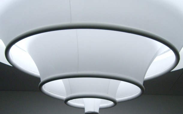 Stretch fabric light diffuser