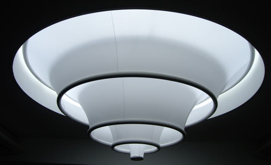 tensile fabric light feature 