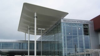 Wing style airport canopy