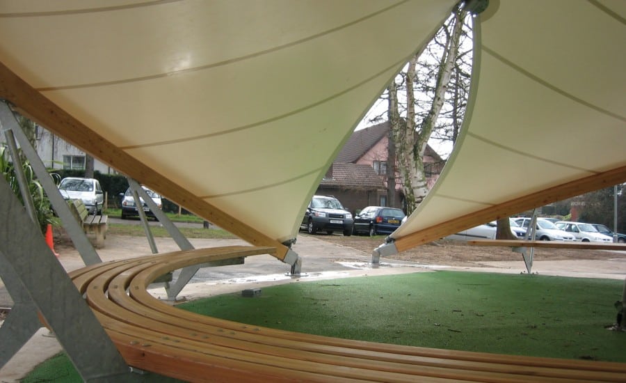 Covered outdoor classroom