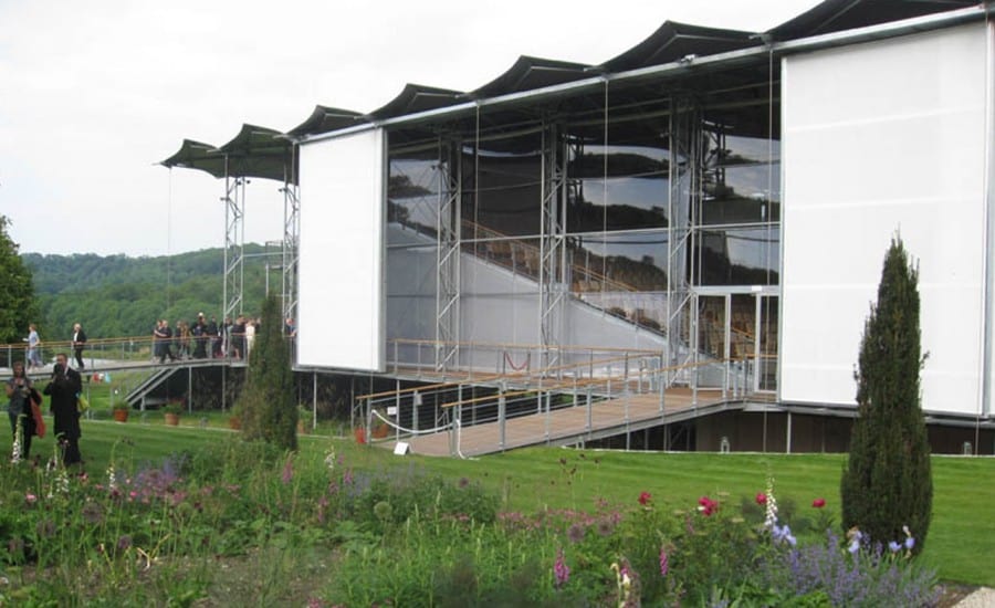 Temporary tensile fabric opera venue