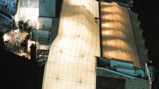 PVC coated polyester membrane roof