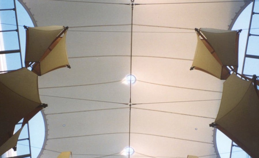 PVC tensile fabric canopy in Chile