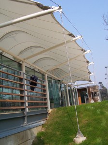 PTFE glass canopy