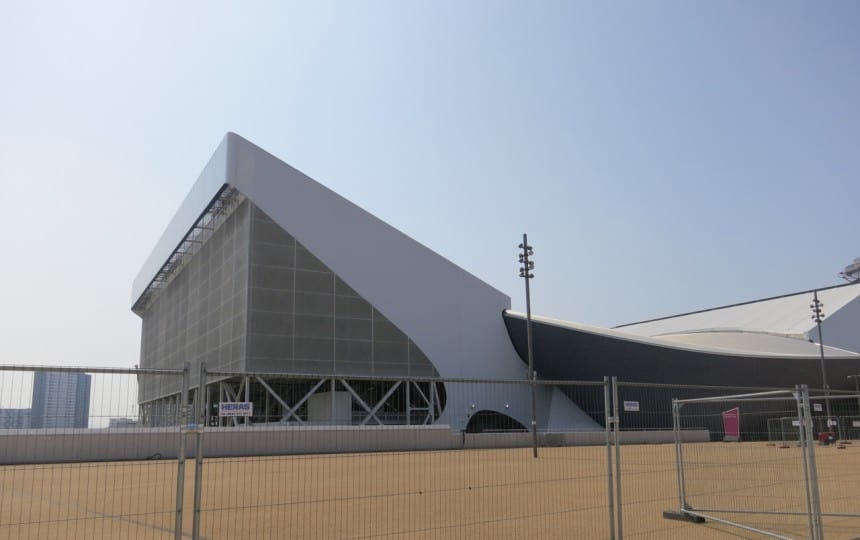 Fabric clad spectator stands