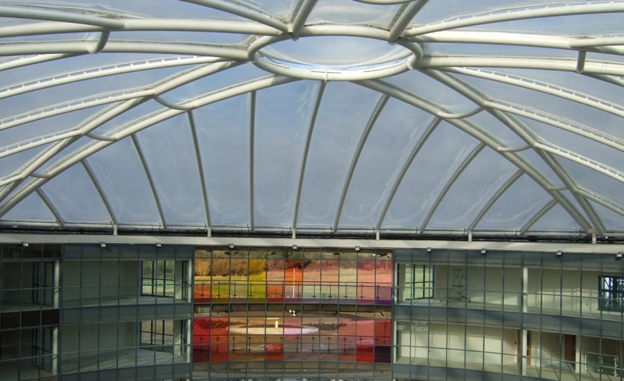 ETFE pillow roof over School 