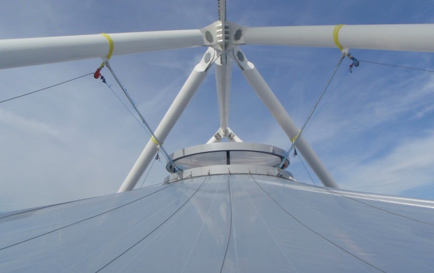 ETFE ventilation