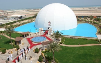 Spherical tensile fabric structure