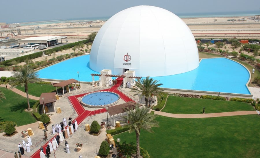 Spherical tensile fabric structure