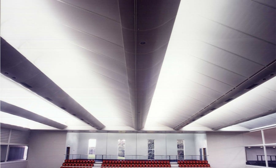 Barrel vaulted panels