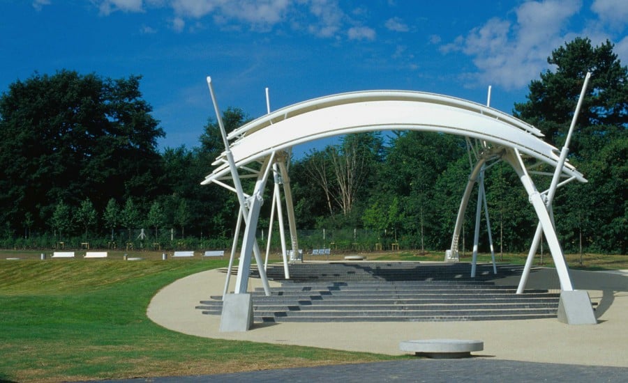 Striking architectural canopy