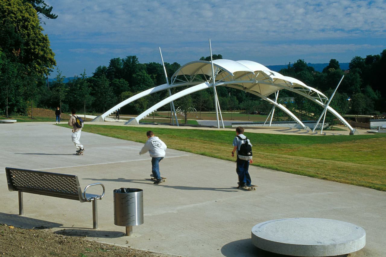 Stylish feature field canopy - Architen Landrell