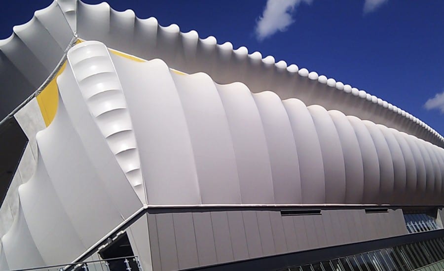 PVC structure for Athletics diamond league