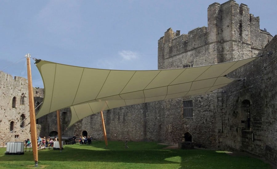 PVC tensile canopy