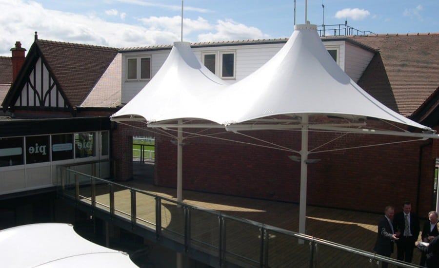 Spectators area canopies