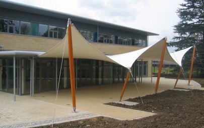 PVC entrance canopy