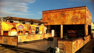 Demountable PVC event cube