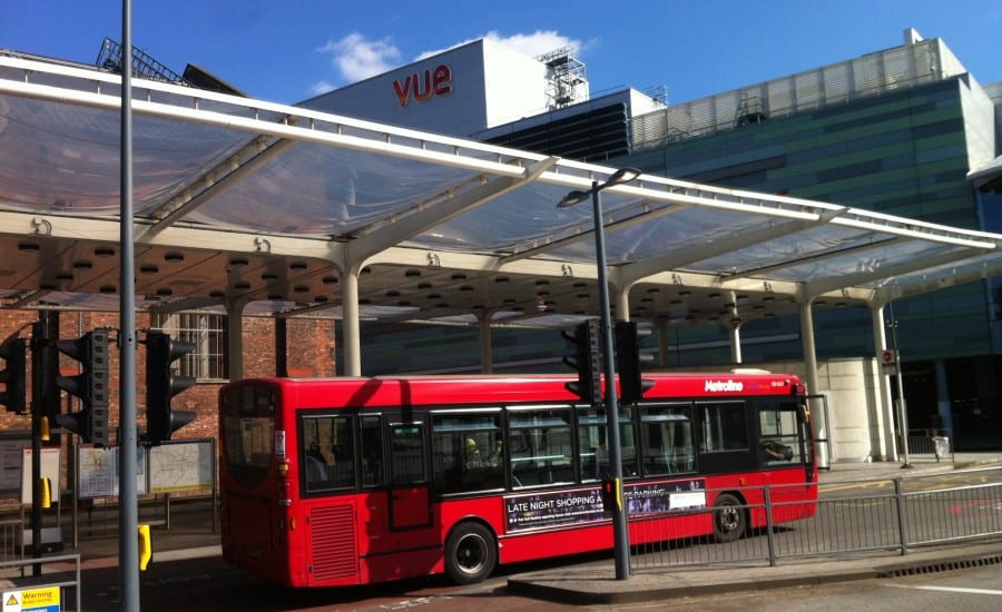 ETFE canopy over bus station