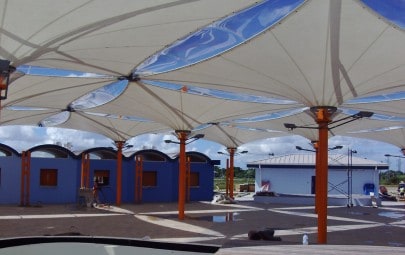 Airport canopies