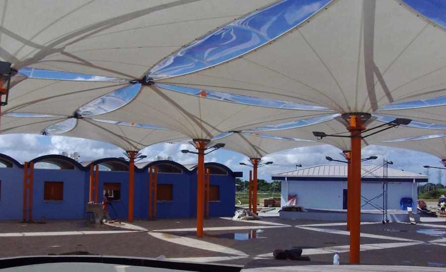 Airport canopies