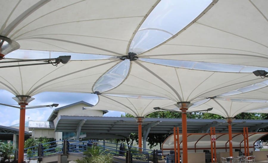 Inverted umbrellas