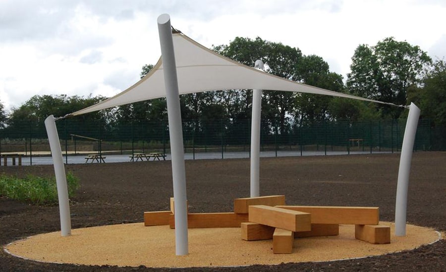 Children play area sun canopies