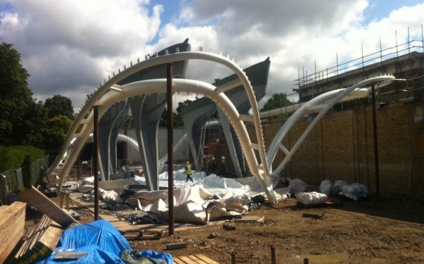 Support Structure for Fabric Structure