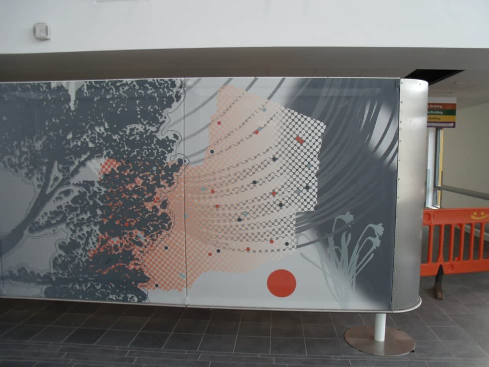 Fabric Room Divider Architen Landrell