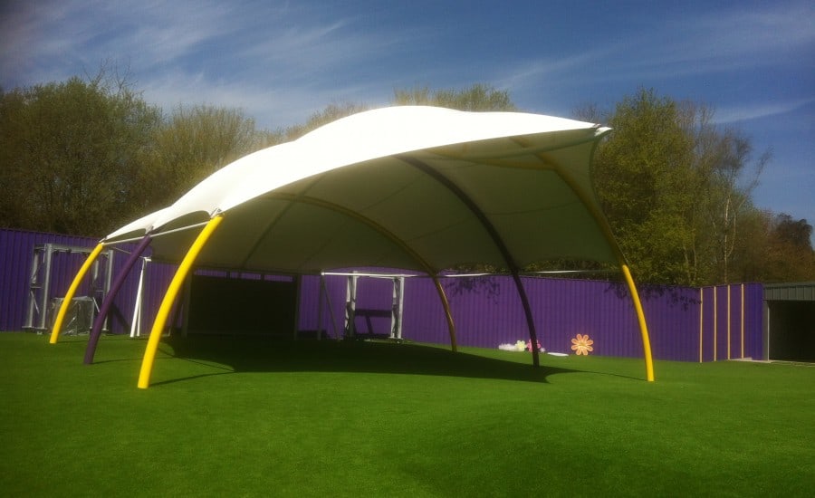 colourful shade canopy 