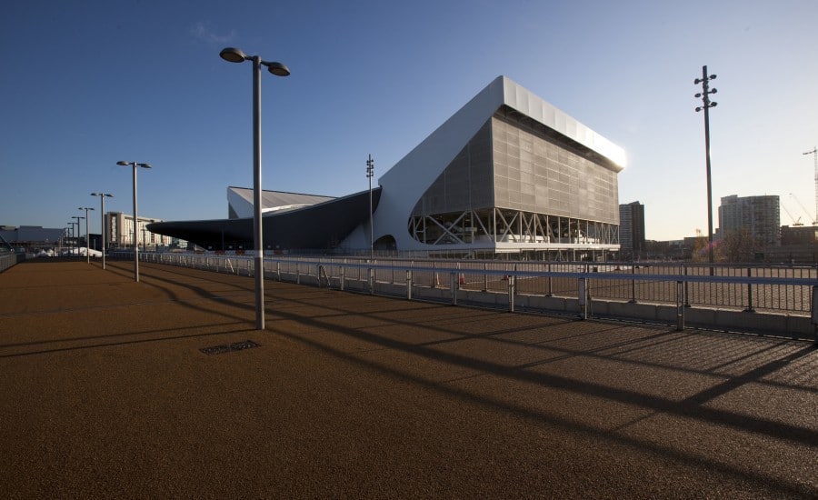 Fabric facade cladding london aquatics centre 