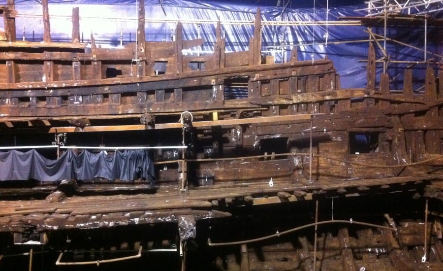 fabric structure over the Mary Rose