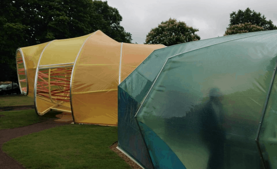 Single layer ETFE with coloured printing