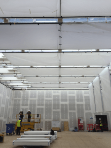 Fabric ceiling system