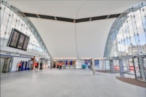 Fabric architecture ceiling