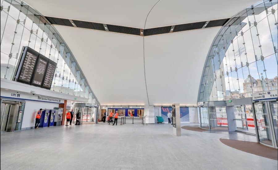 Fabric architecture ceiling