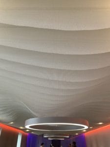 PVC polyester fabric ceiling