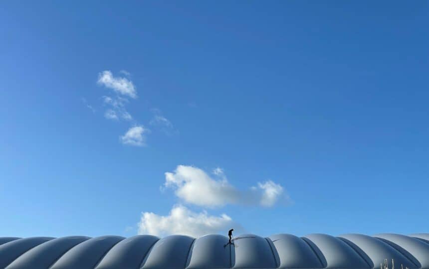 ETFE cushion roof