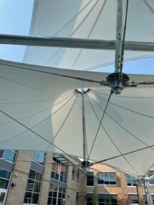 Fabric membrane canopy