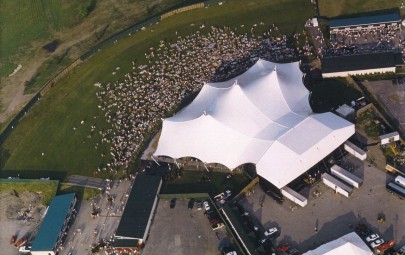 Tensile fabric ampitheatre USA