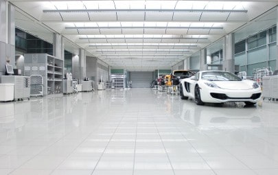 Mclaren production centre roof panels