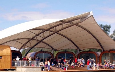 PTFE seating canopy