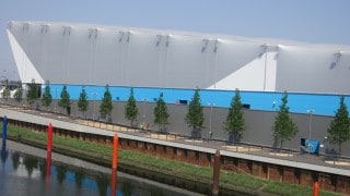 Fabric building for the Olympic Water Polo venue