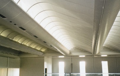 Internal fabric ceiling system