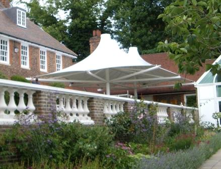 PVC fabric shading canopy