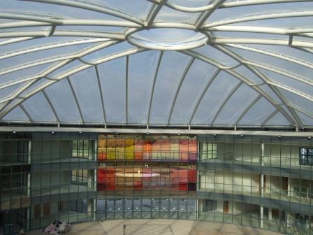 ETFE dome used instead of glass